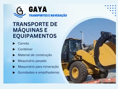 Transporte de Máquinas e Equipamentos